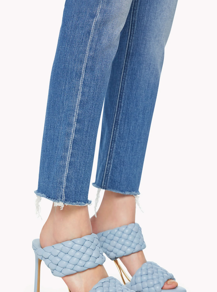 Mother Mid Rise Dazzler Ankle Fray in New Sheriff in Town