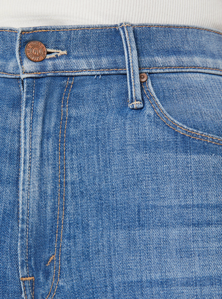 Mother Mid Rise Dazzler Ankle Fray in New Sheriff in Town