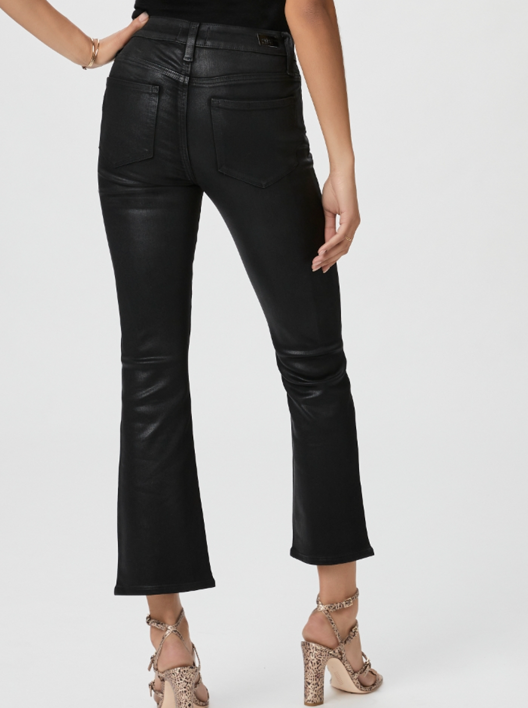 Paige Claudine in Black Fog Coating