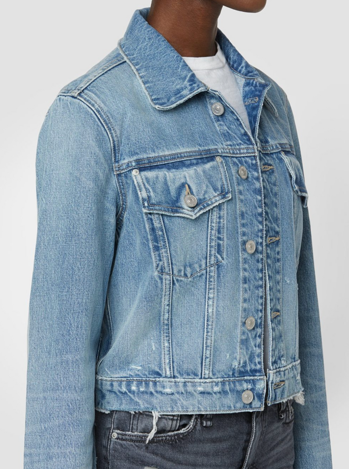 Hudson Cropped Denim Jacket
