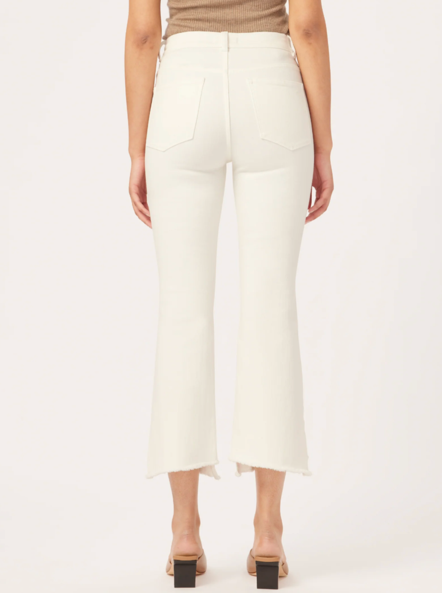 DL1961 Bridget Boot in Milk Frayed