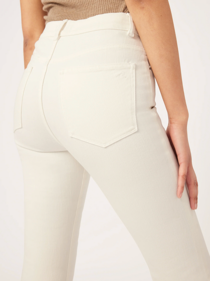 DL1961 Bridget Boot in Milk Frayed