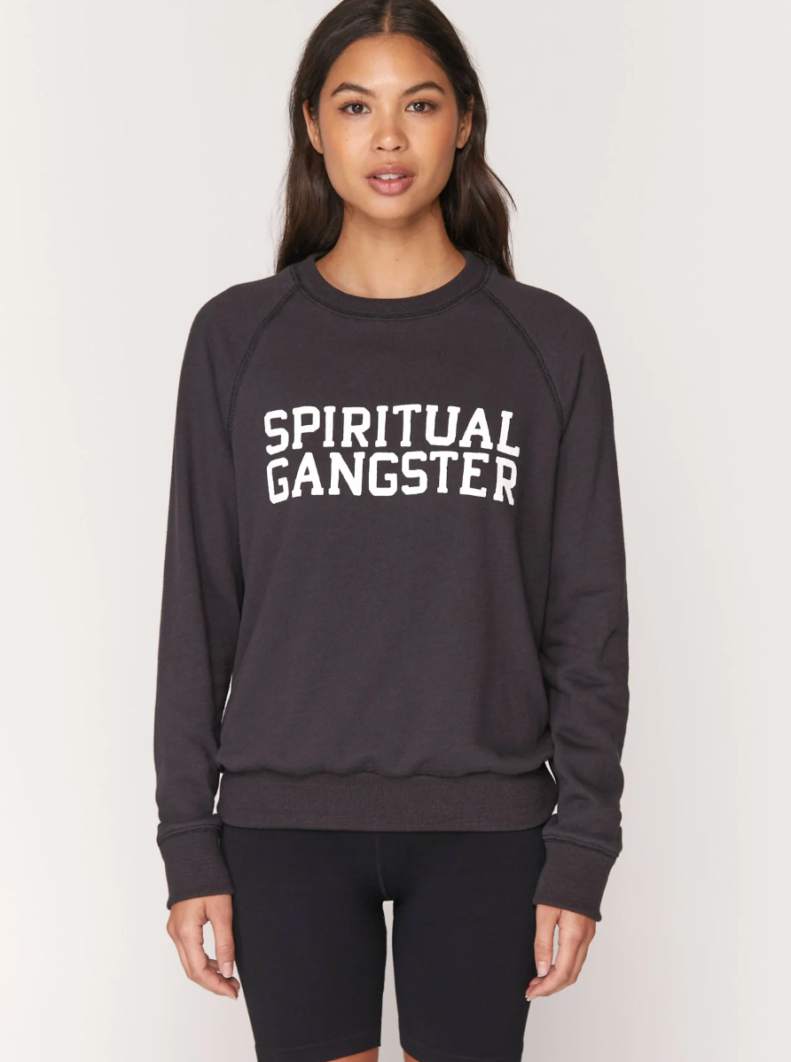 Spiritual Gangster Varsity Old School Sweatshirt