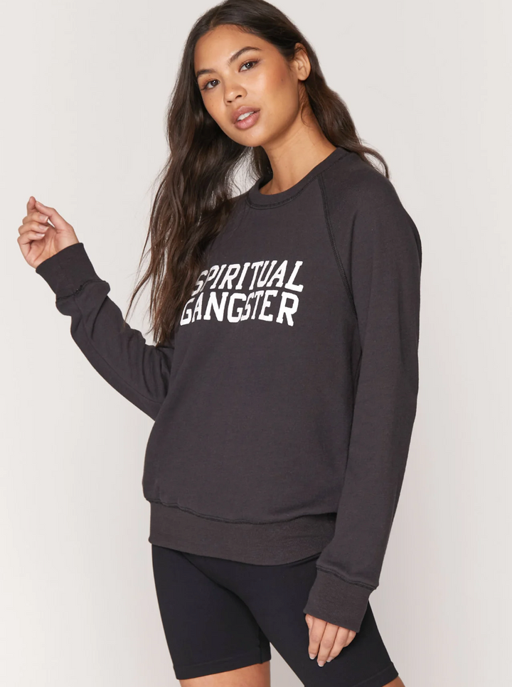 Spiritual Gangster Varsity Old School Sweatshirt