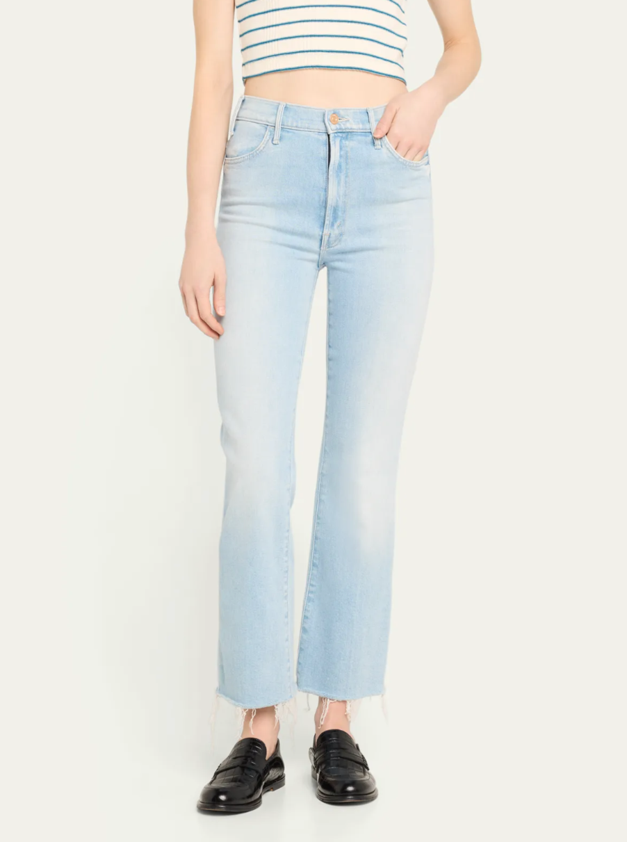 Mother The Hustler Ankle Fray in Lost Art – Kelley Cawley Mother The Hustler Ankle Fray in Lost Art – Kelley Cawley