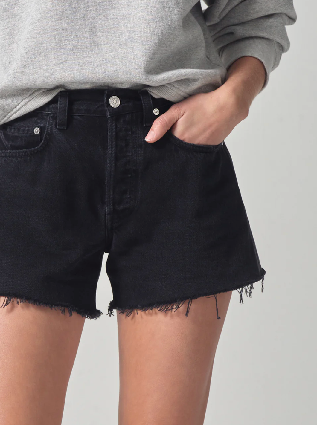 Citizens Of Humanity Annabelle Long Short in Black Sea