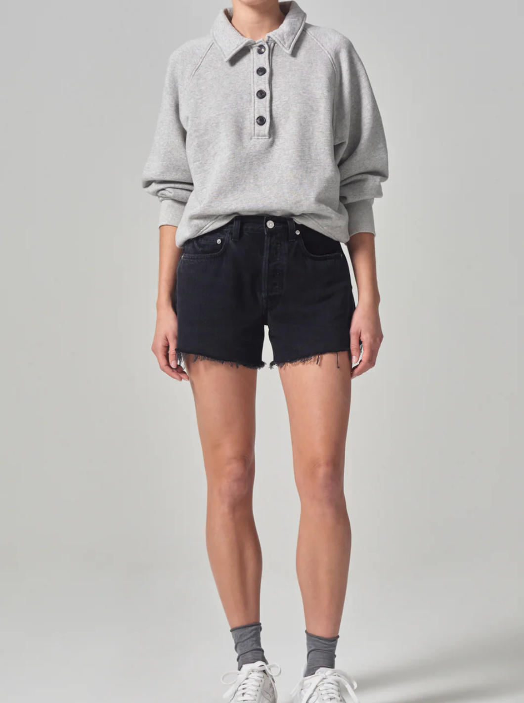 Citizens Of Humanity Annabelle Long Short in Black Sea