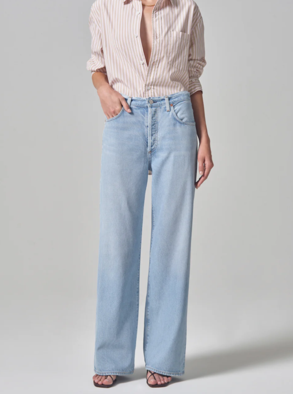 Citizens of Humanity Annina High Rise Wide Leg in Alemayde