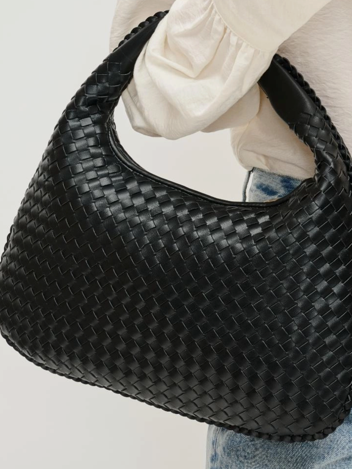 Adela Woven Hobo Bag