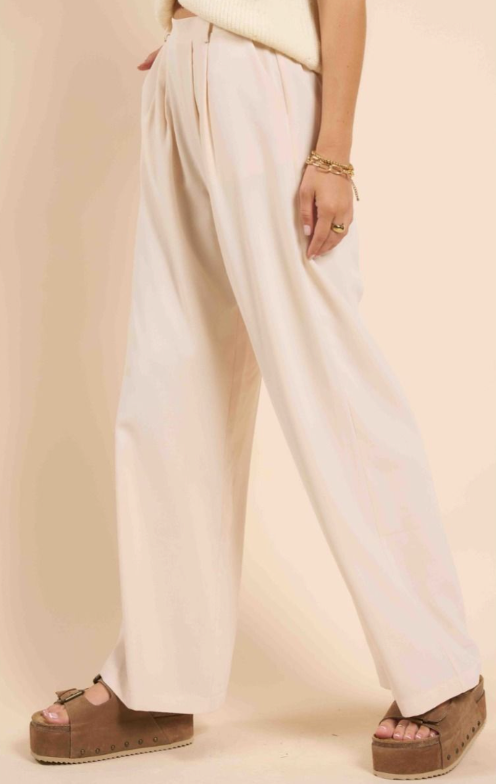 Sadie & Sage Westwood Front Pleat Trousers