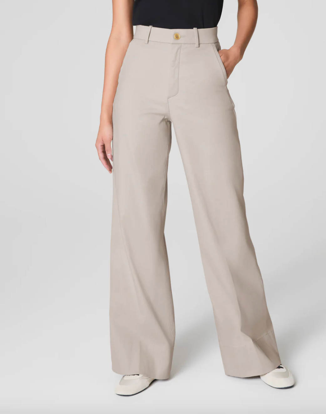SPANX Super Smooth Stretch Twill Wide Leg Pant