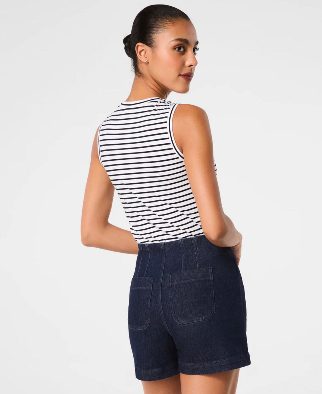 SPANX EveryWear Zero Waistband Jean Shorts