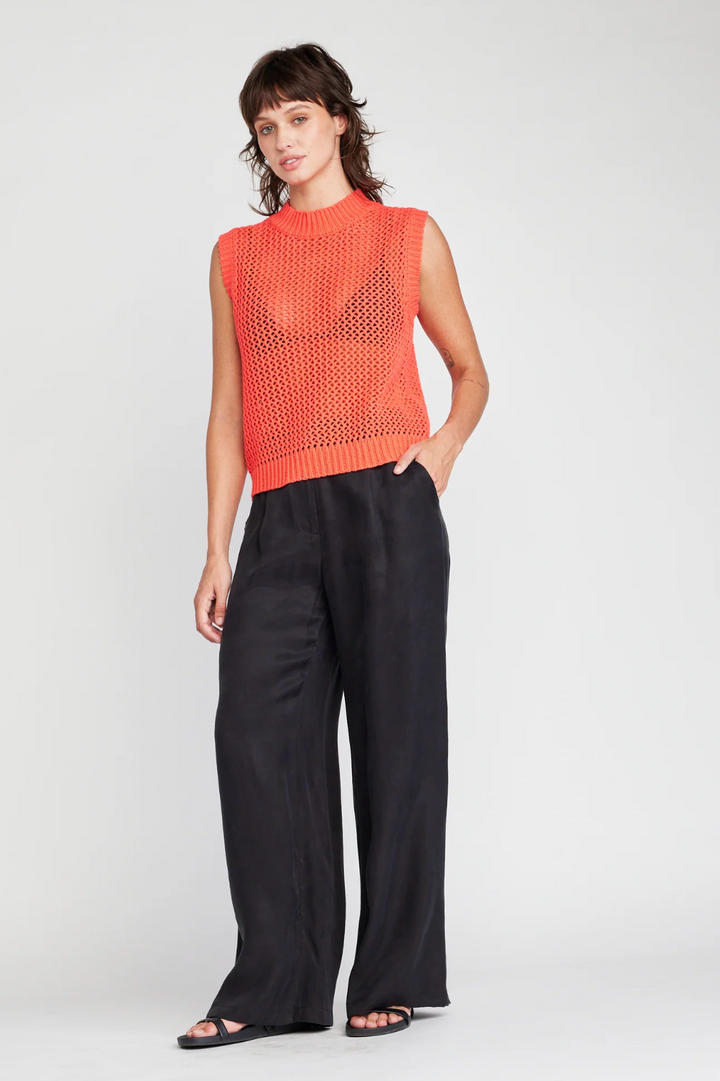 Self Contrast Dade Crop Sweater