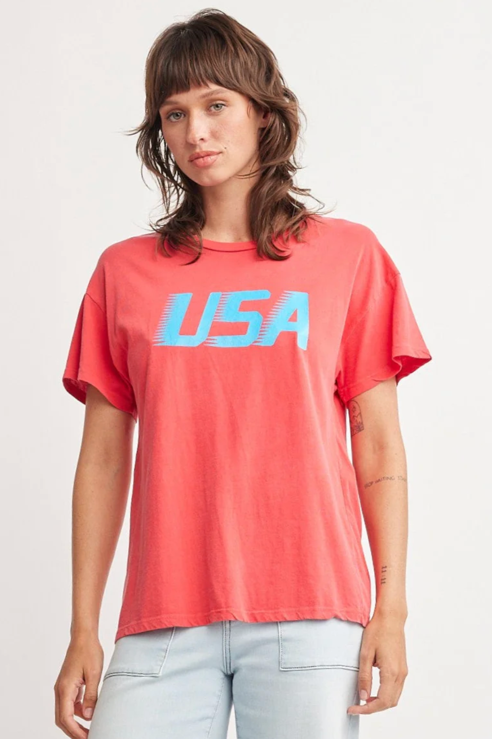 Self Contrast Cherie USA T-Shirt