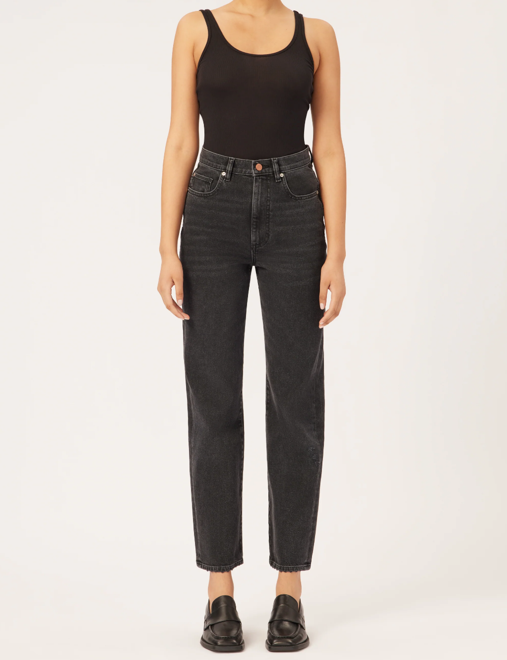 DL1961 Enora Cigarette Ultra High Rise in Nightshade