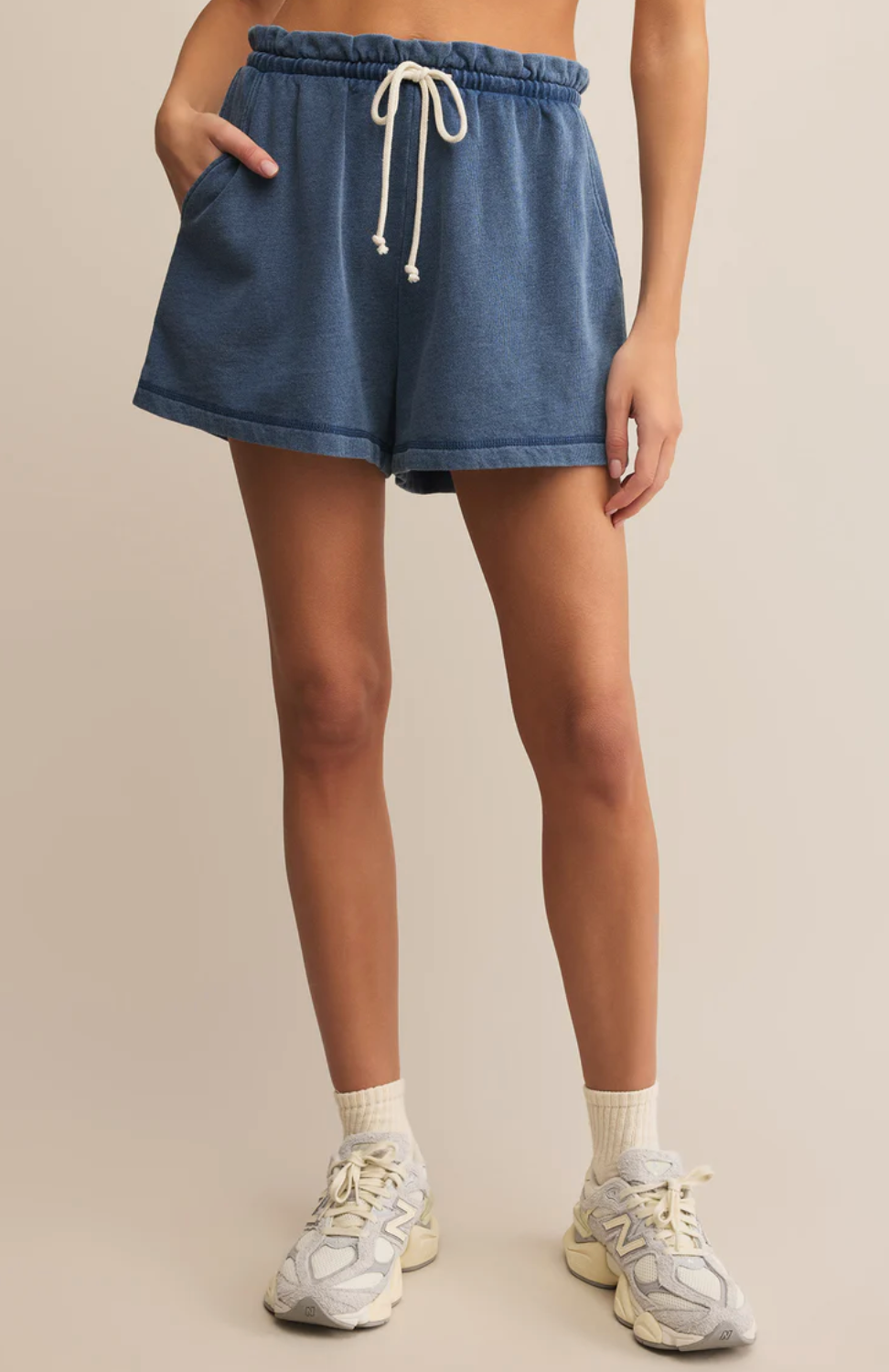 Z Supply Gael Knit Denim Short