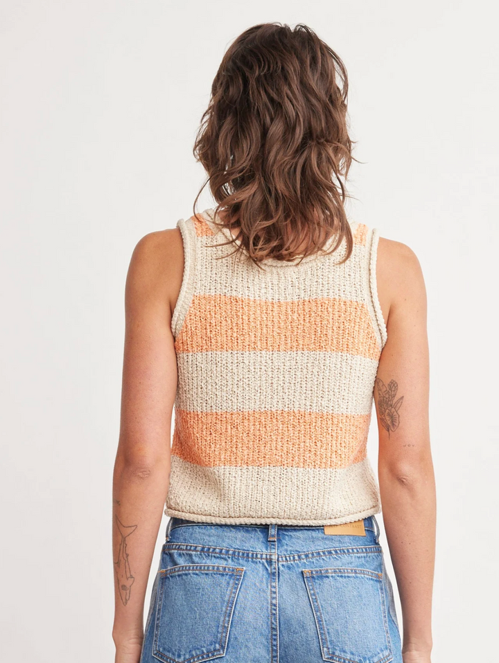 Self Contrast Miles Tank Sweater