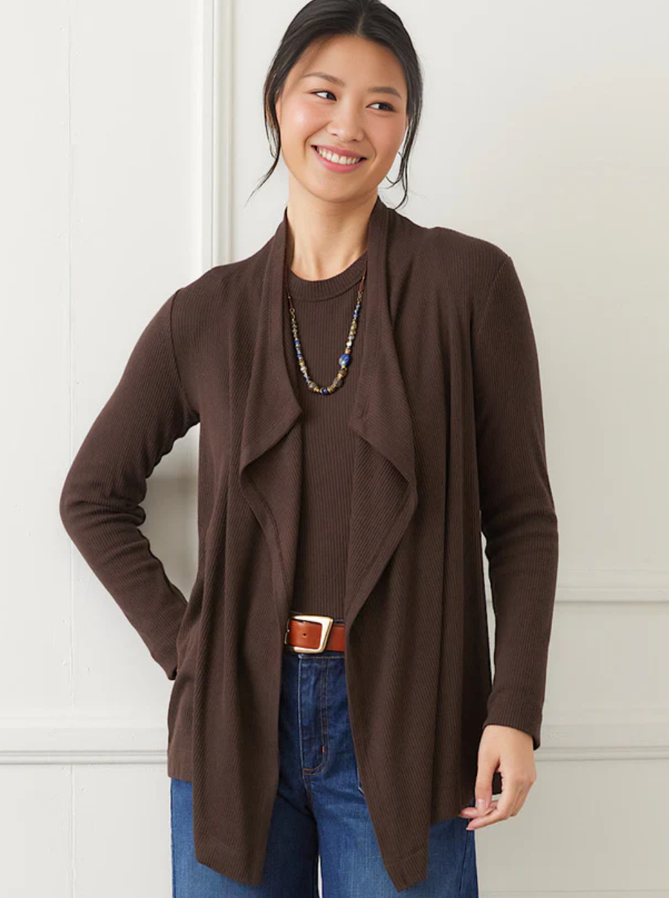 Karen Kane Draped & Dreamy Cardigan