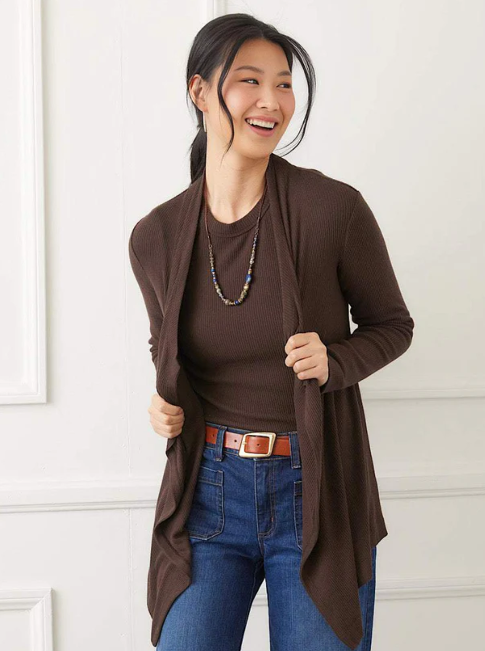 Karen Kane Draped & Dreamy Cardigan