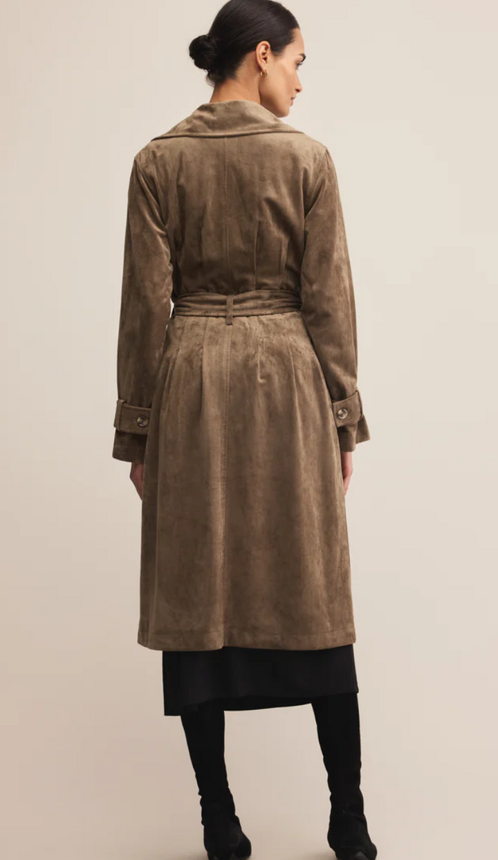 Z Supply Dorian Suede Trench Coat