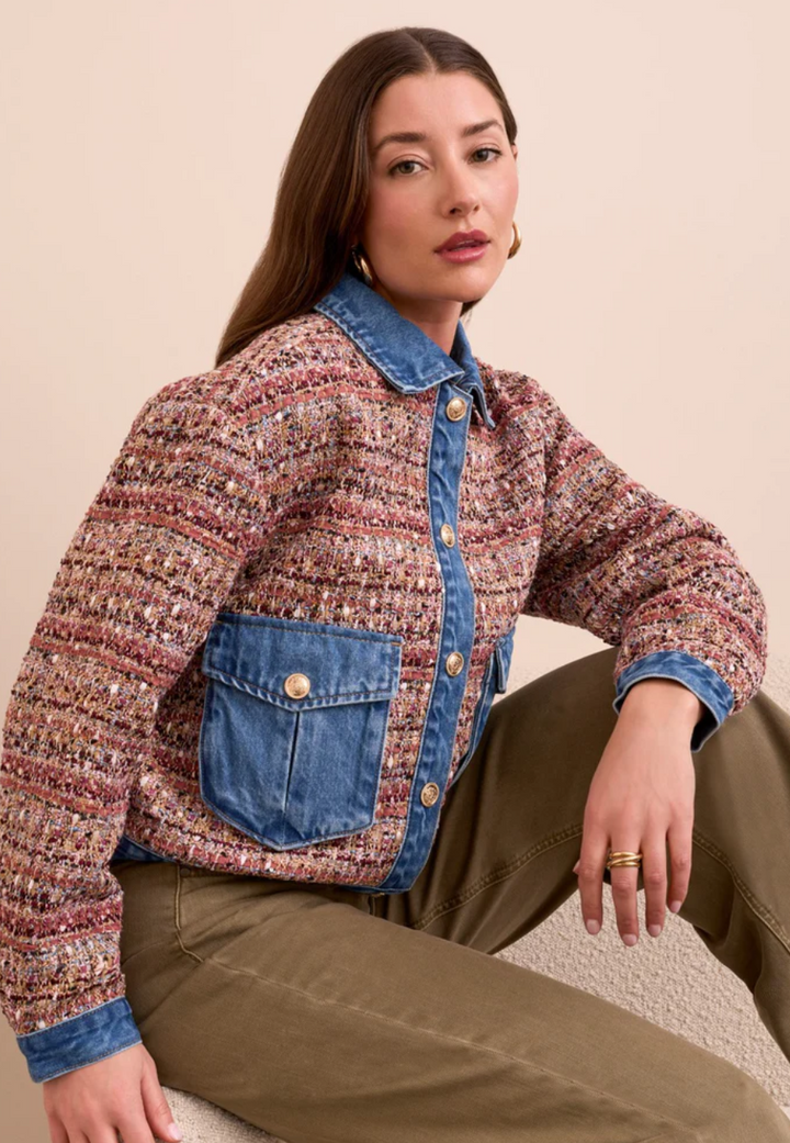 Tribal Contrast Couture Jacket