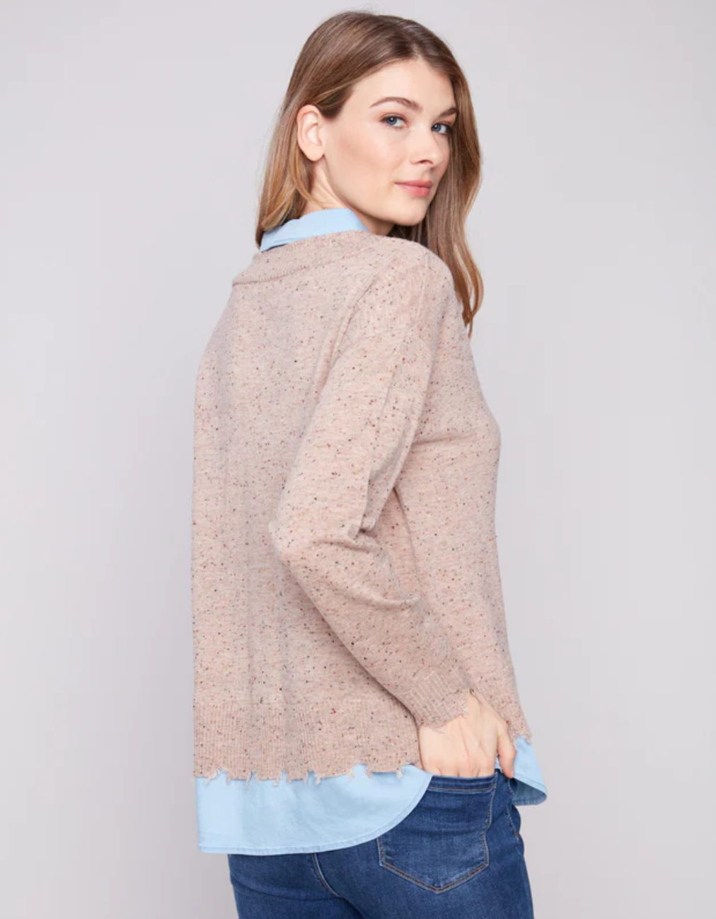 Charlie B Luxe Layers Top