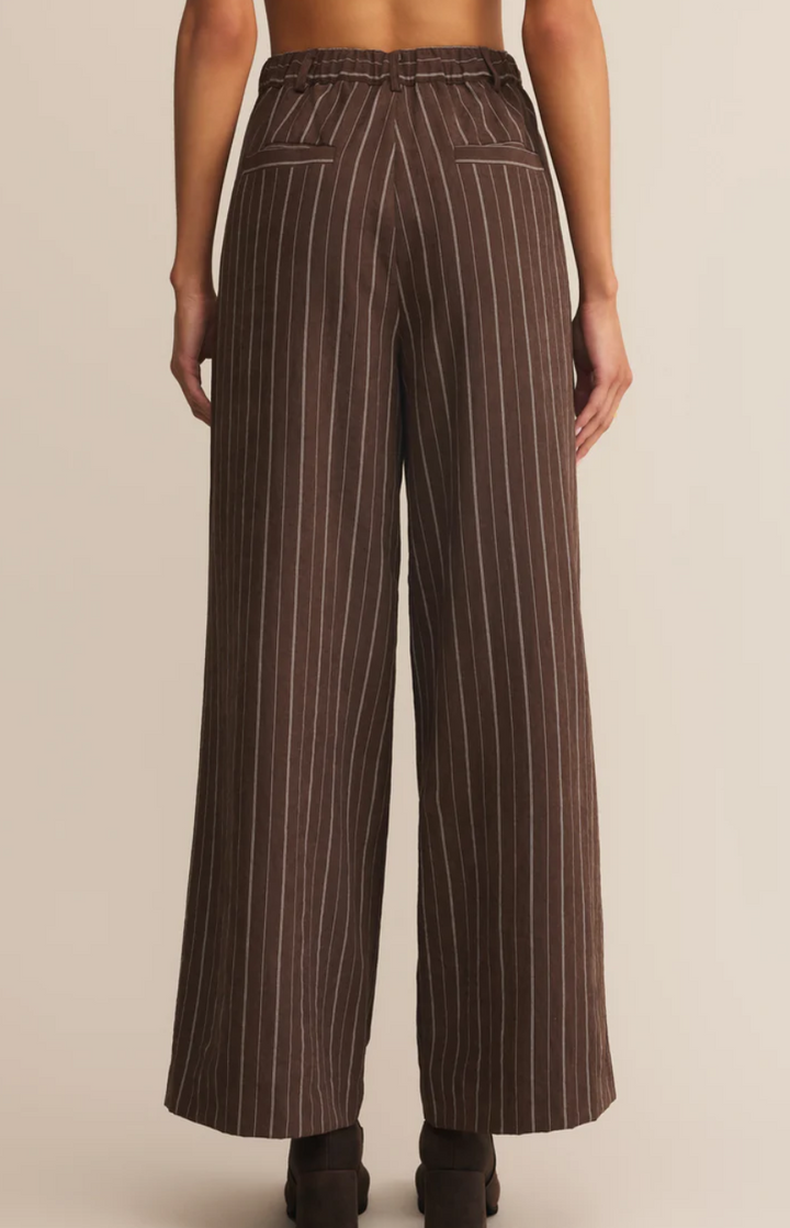 Z Supply Alma Pinstripe Wide Leg Pant