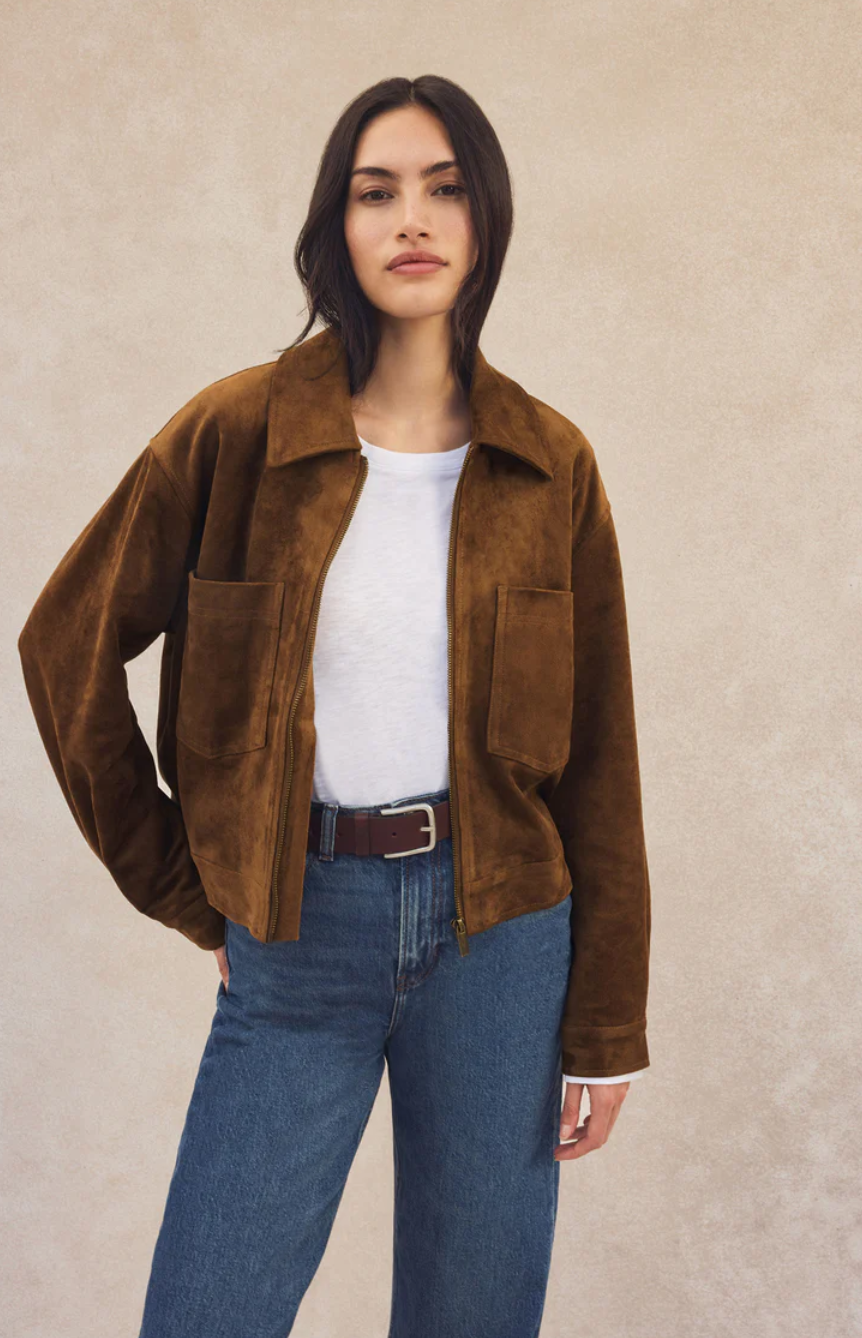 Z Supply Heritage Suede Jacket
