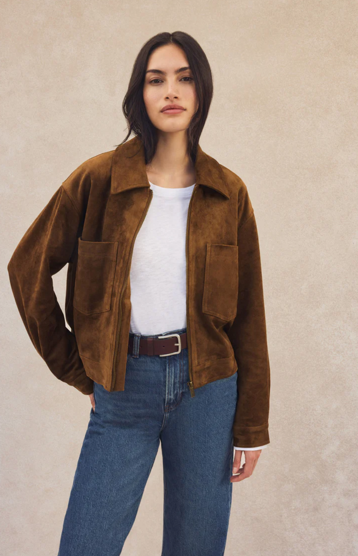 Z Supply Heritage Suede Jacket