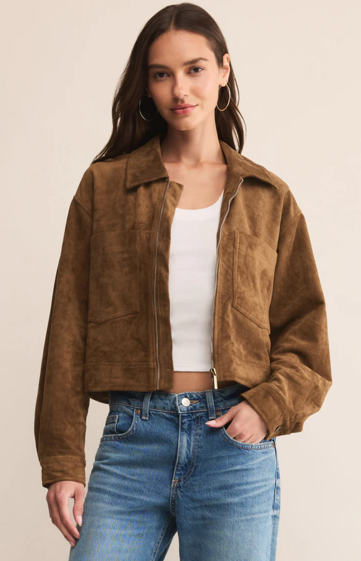 Z Supply Heritage Suede Jacket