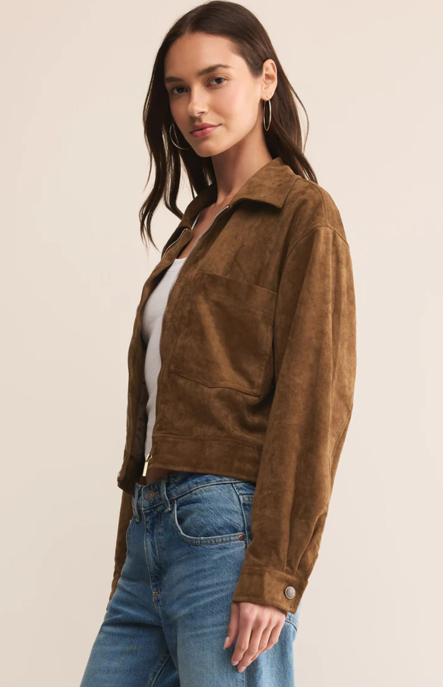 Z Supply Heritage Suede Jacket