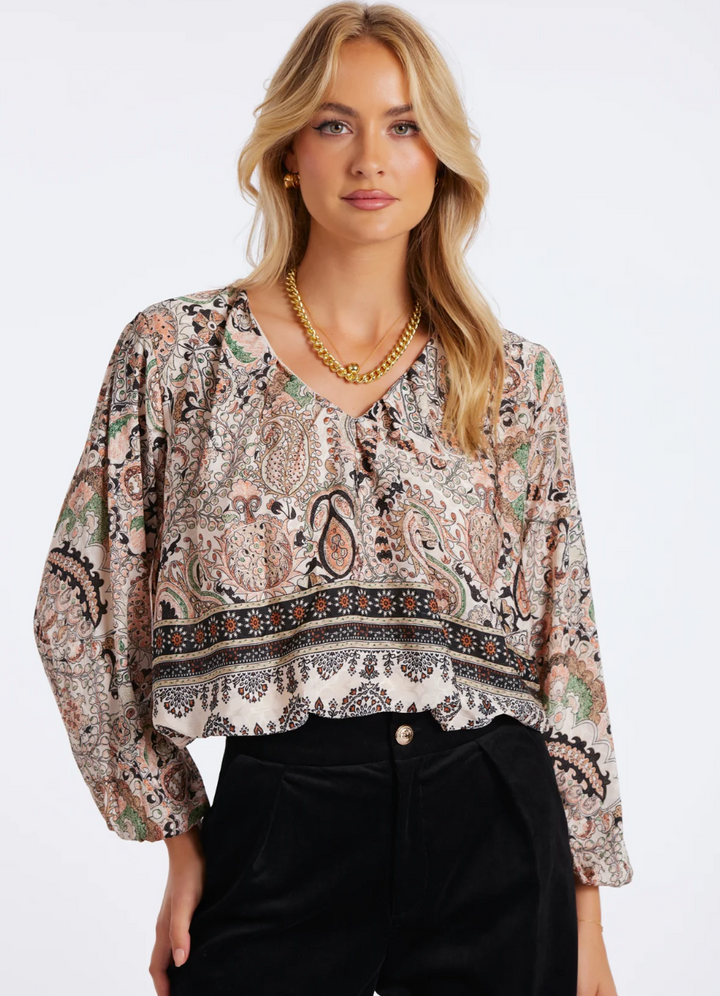 Bishop + Young Maude Bubble Sleeve Top