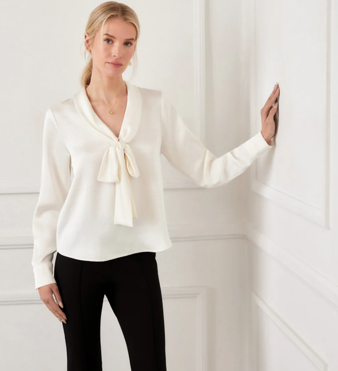 Karen Kane Tied with Love Blouse