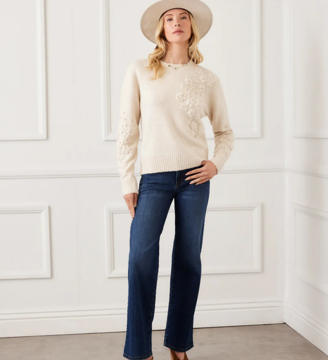 Karen Kane Delicate Details Sweater