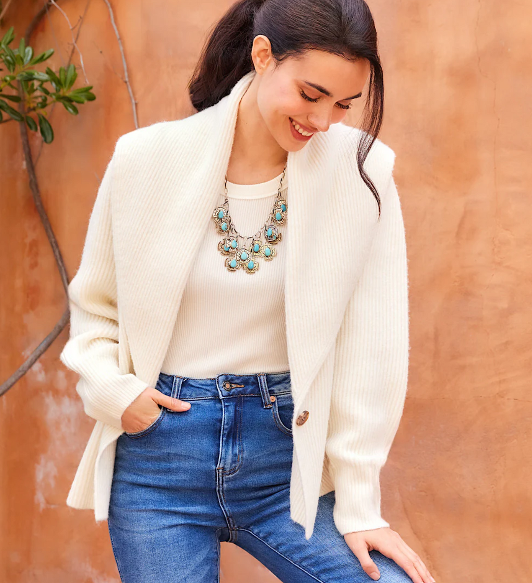 Karen Kane Effortless Layer Cardigan