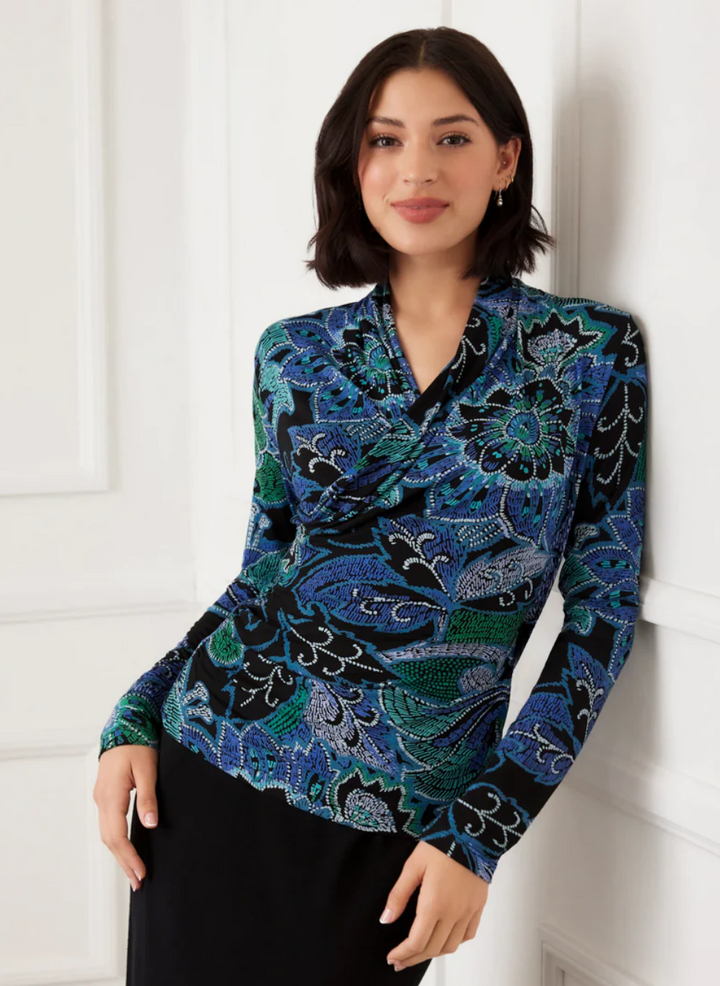 Karen Kane Flirty Florals Top