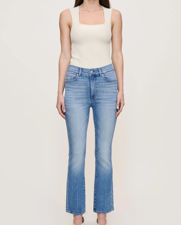 DL1961 Bridget Boot High Rise Instasculpt Crop in Spring Creek