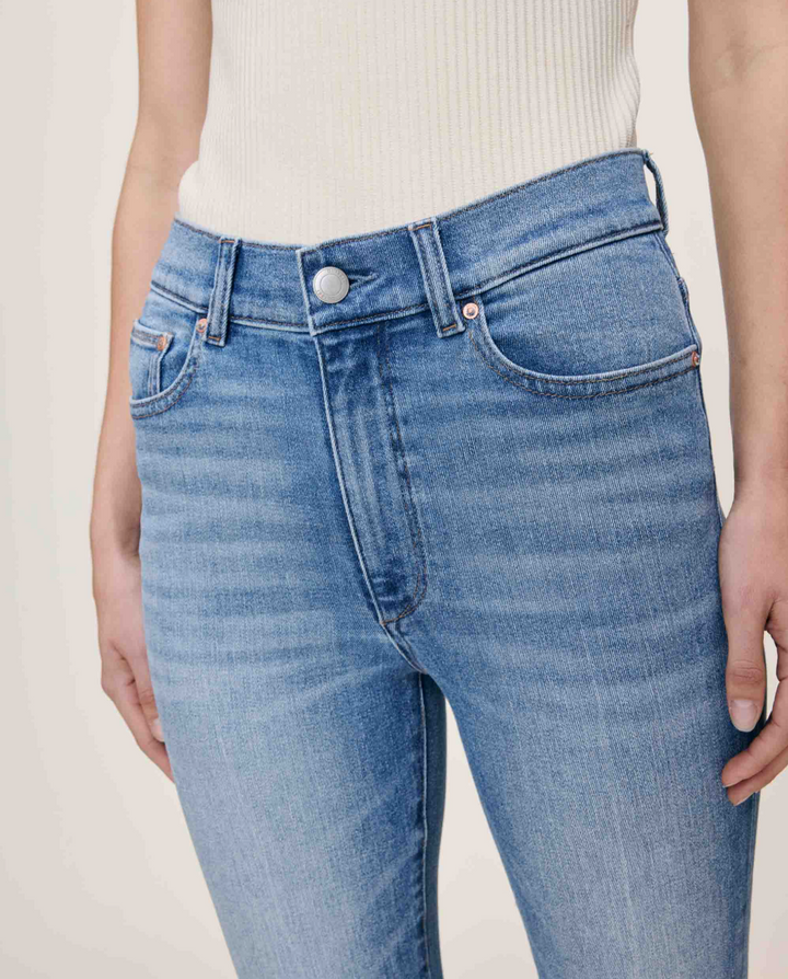 DL1961 Bridget Boot High Rise Instasculpt Crop in Spring Creek