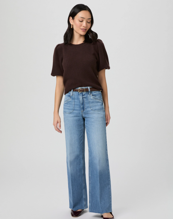 Paige Anessa 31" Wide Leg in Viva