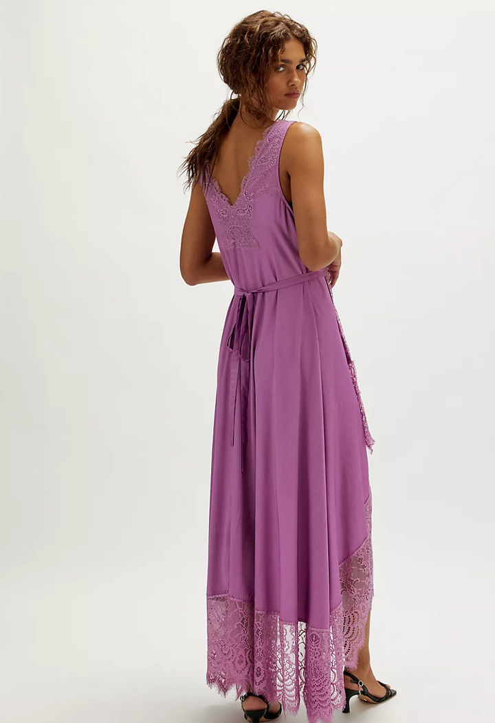 Free People Nigel Preston Soho Wrap Midi Dress