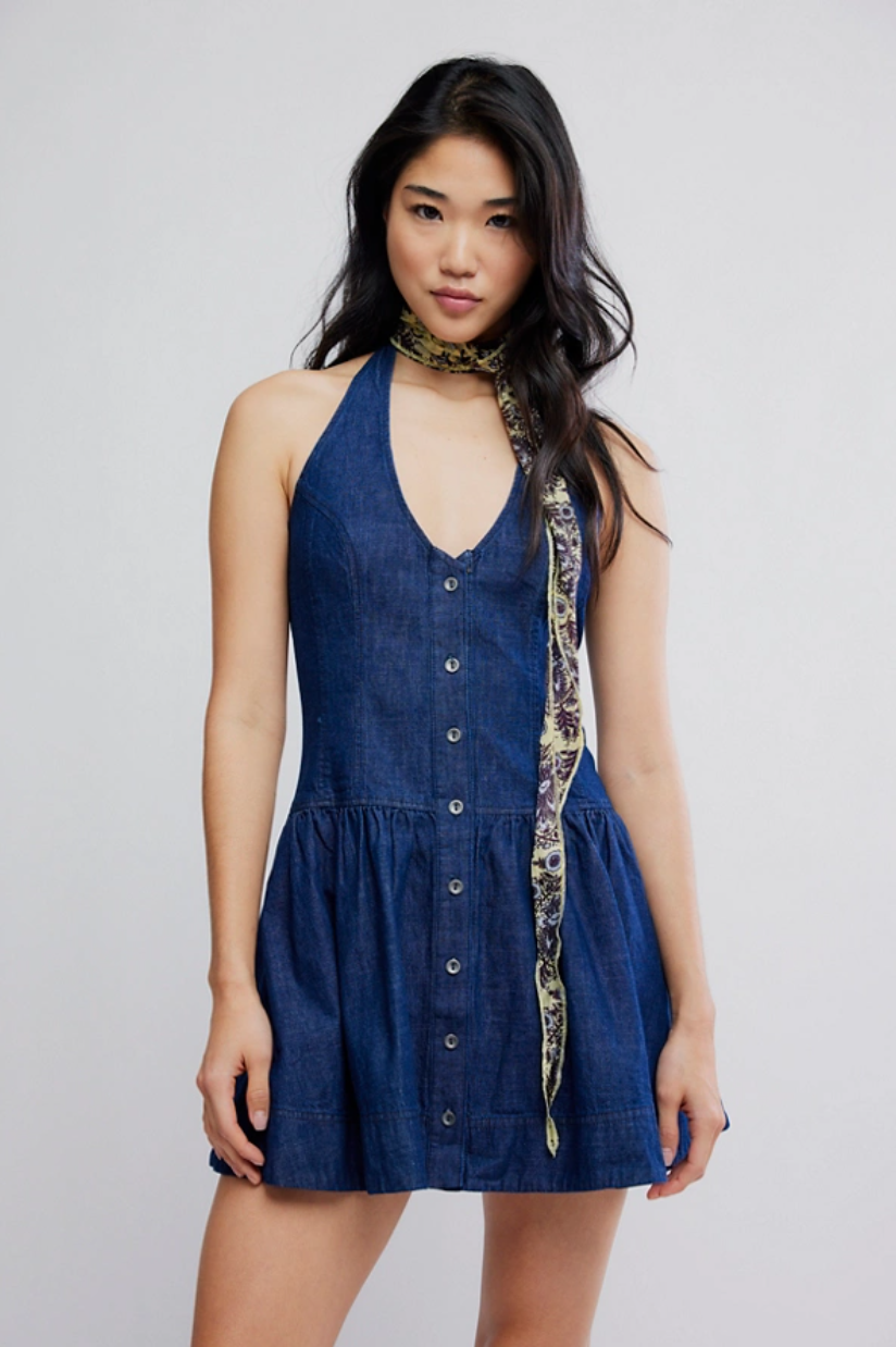 Free People Clean Break Denim Mini