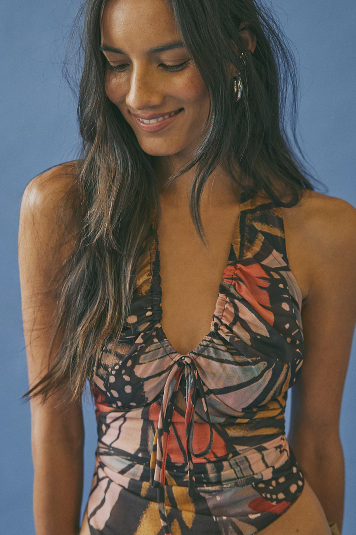 Free People Butterfly Effect Halter Top