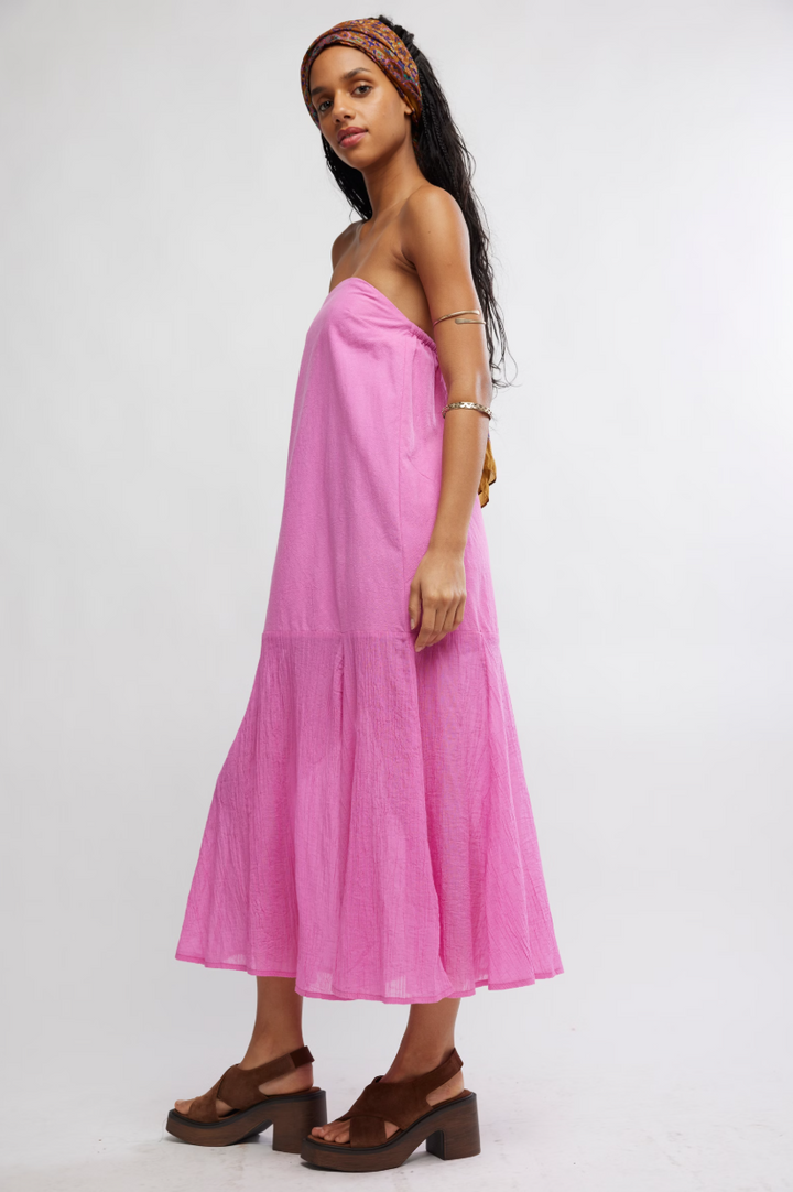 Free People Sabeen Tube Midi Dress