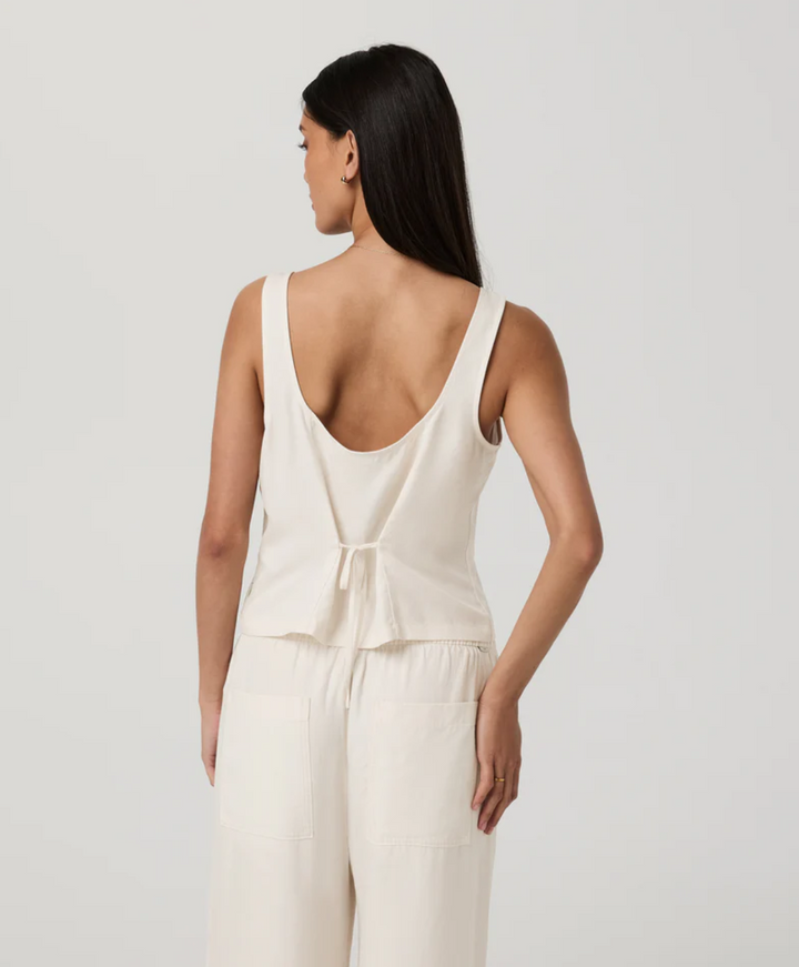 Vuori Trestles Twill Button Front Top