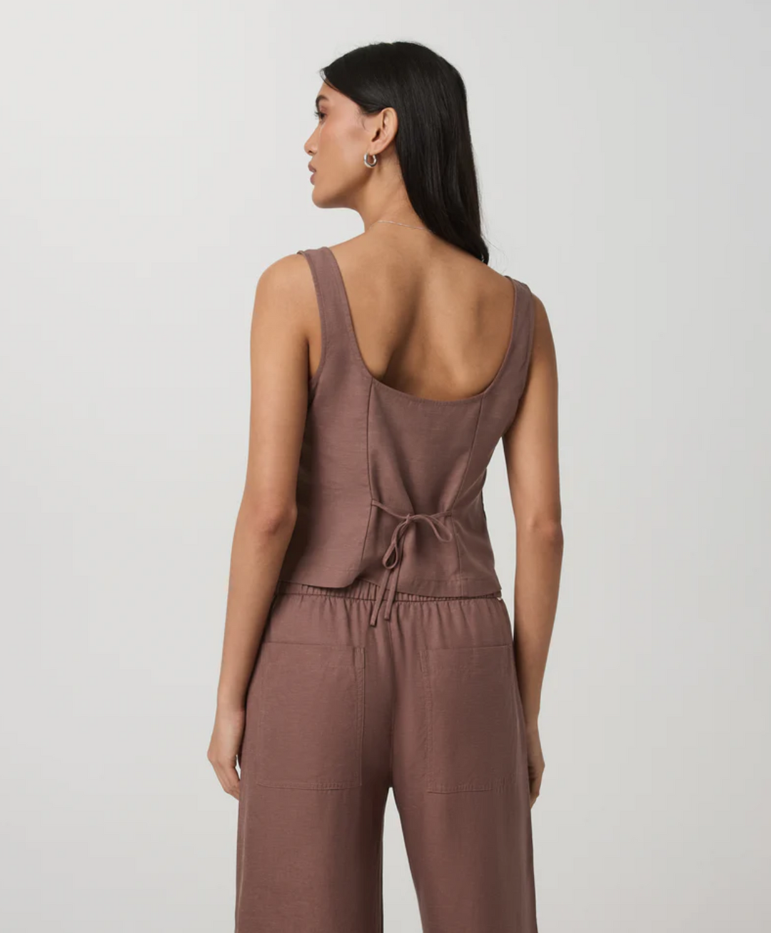 Vuori Trestles Twill Button Front Top