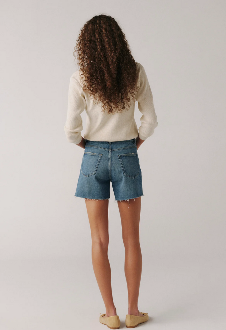 Warp + Weft VVI Relaxed Jean Short in Earth Mother
