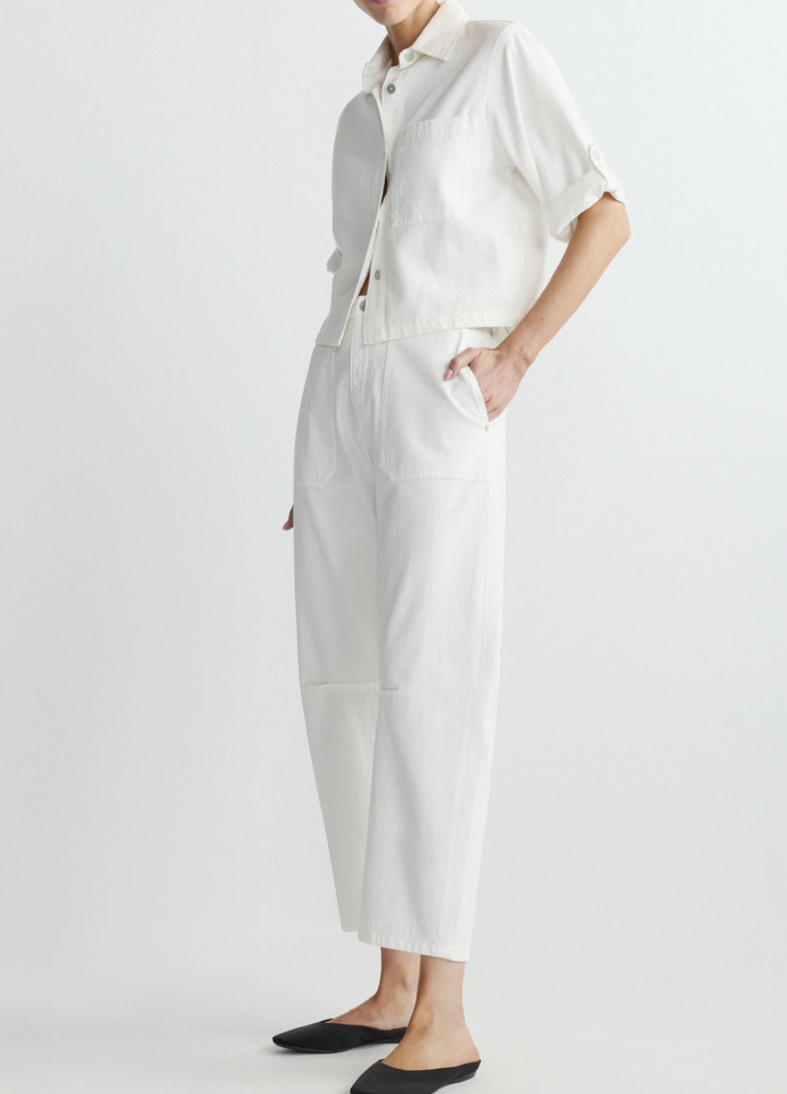 DL1961 Bilie Easy Barrel in White
