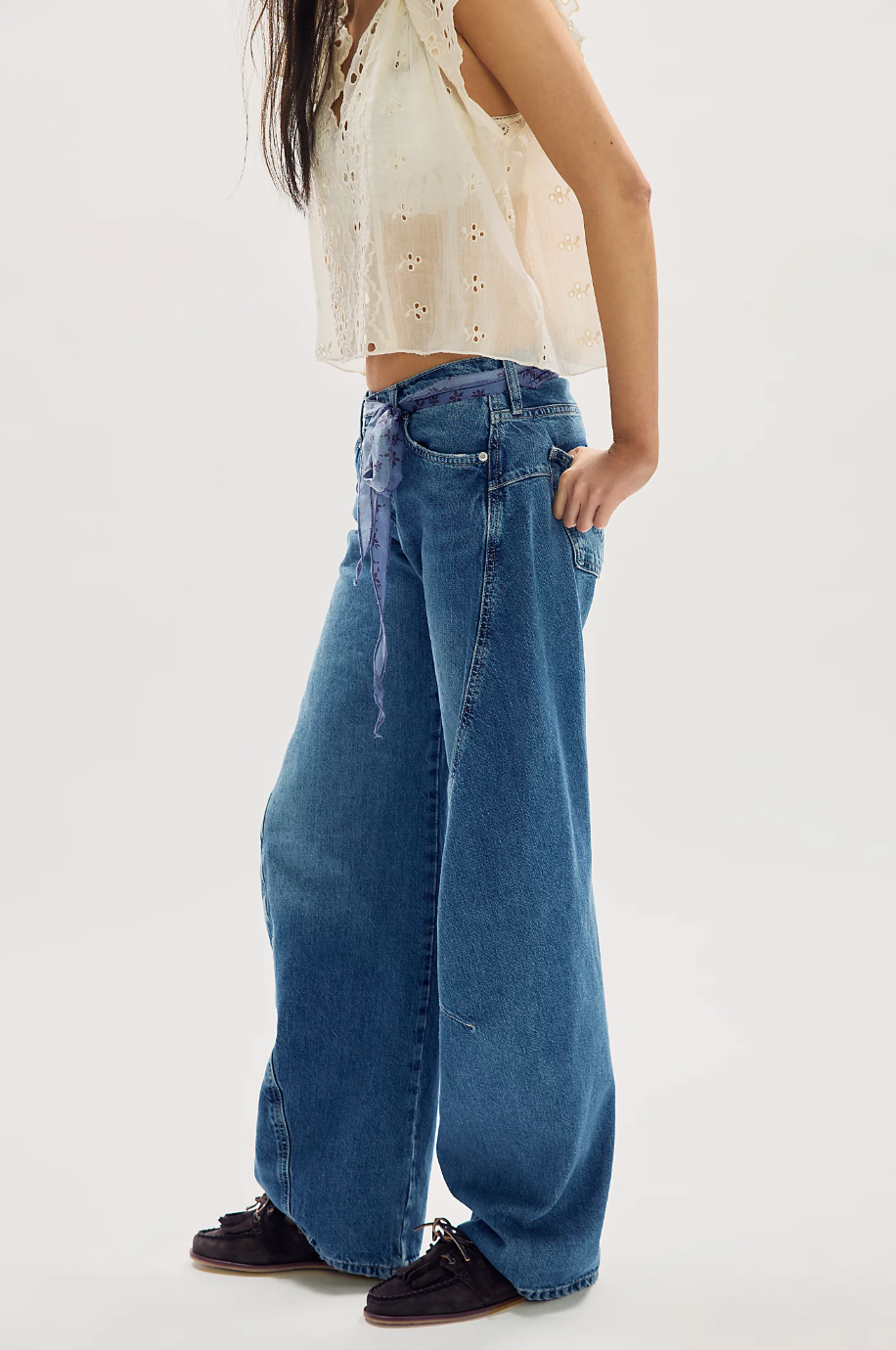 Free People Fable Twisted Seam Jean