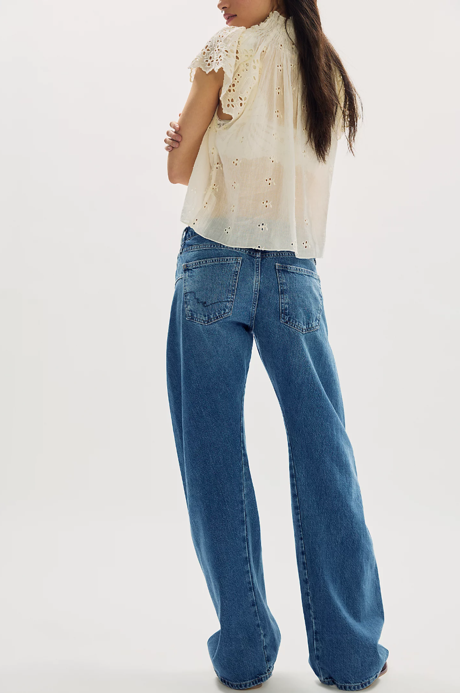 Free People Fable Twisted Seam Jean