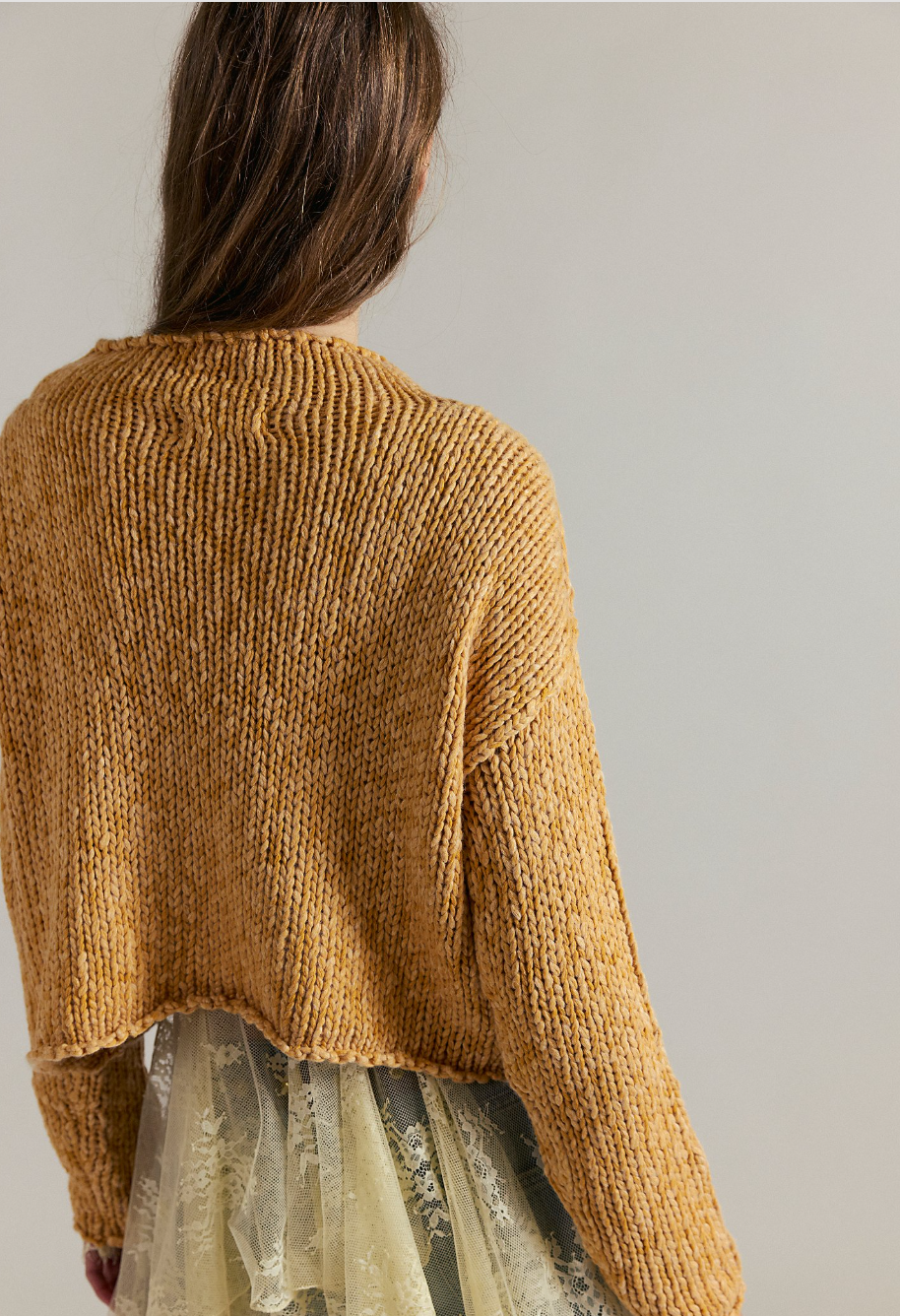 Free People Opal Rolneck Knit Sweater